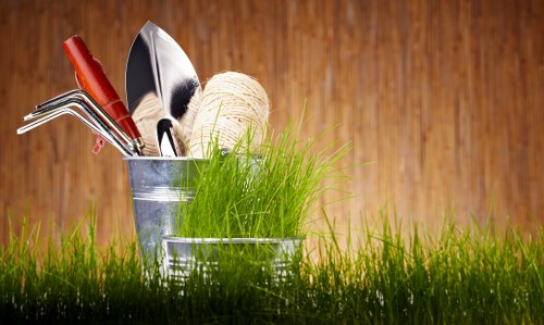 Experienced gardeners at work in Ruislip