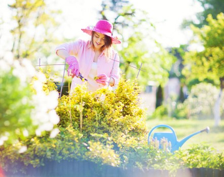 Professional landscaper enhancing a Ruislip garden